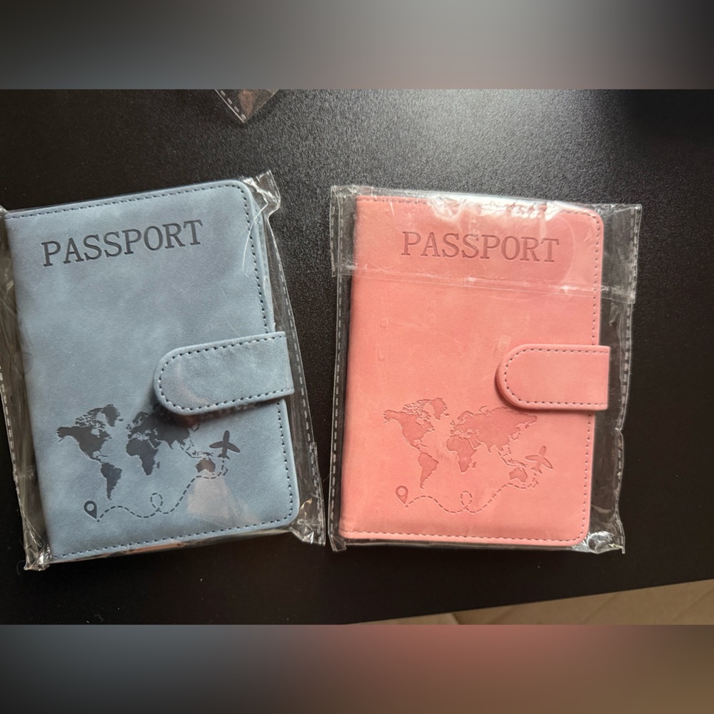 2 Pack of Passport Holders- Various Colors available